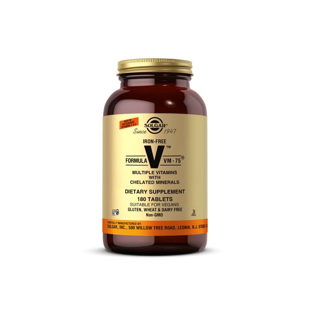 Solgar Iron-Free Formula Vm-75® 90 Tablets thumbnail 2