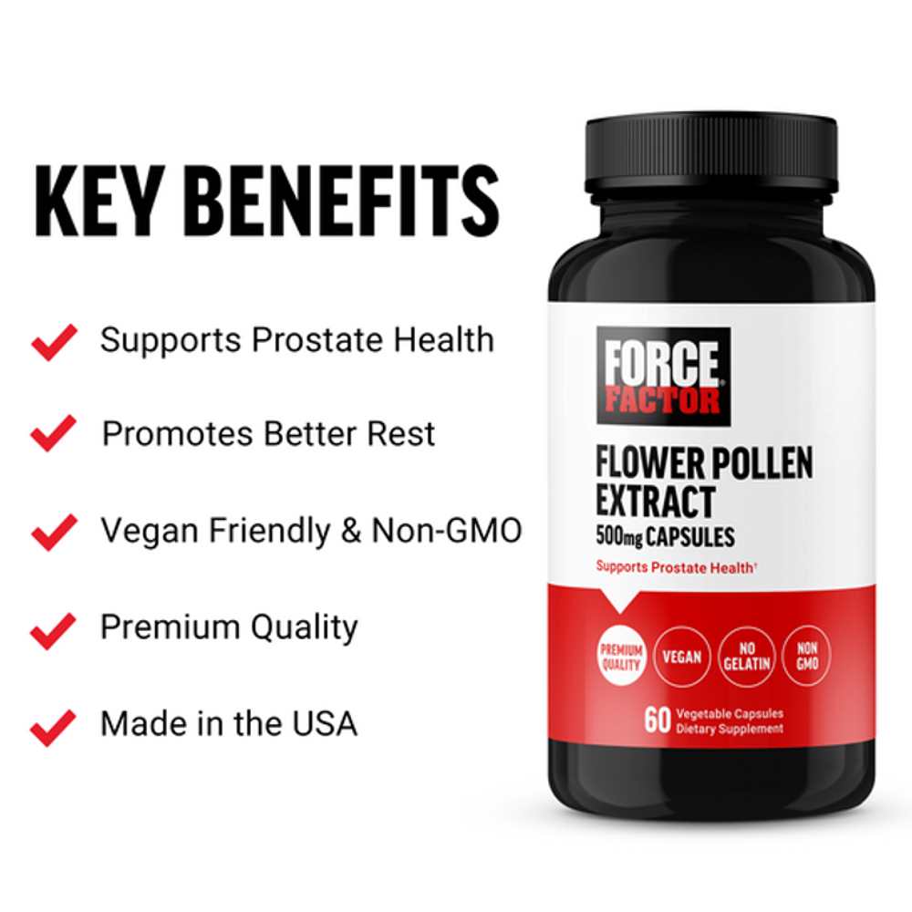Force Factor Flower Pollen – 60 Capsules thumbnail 2