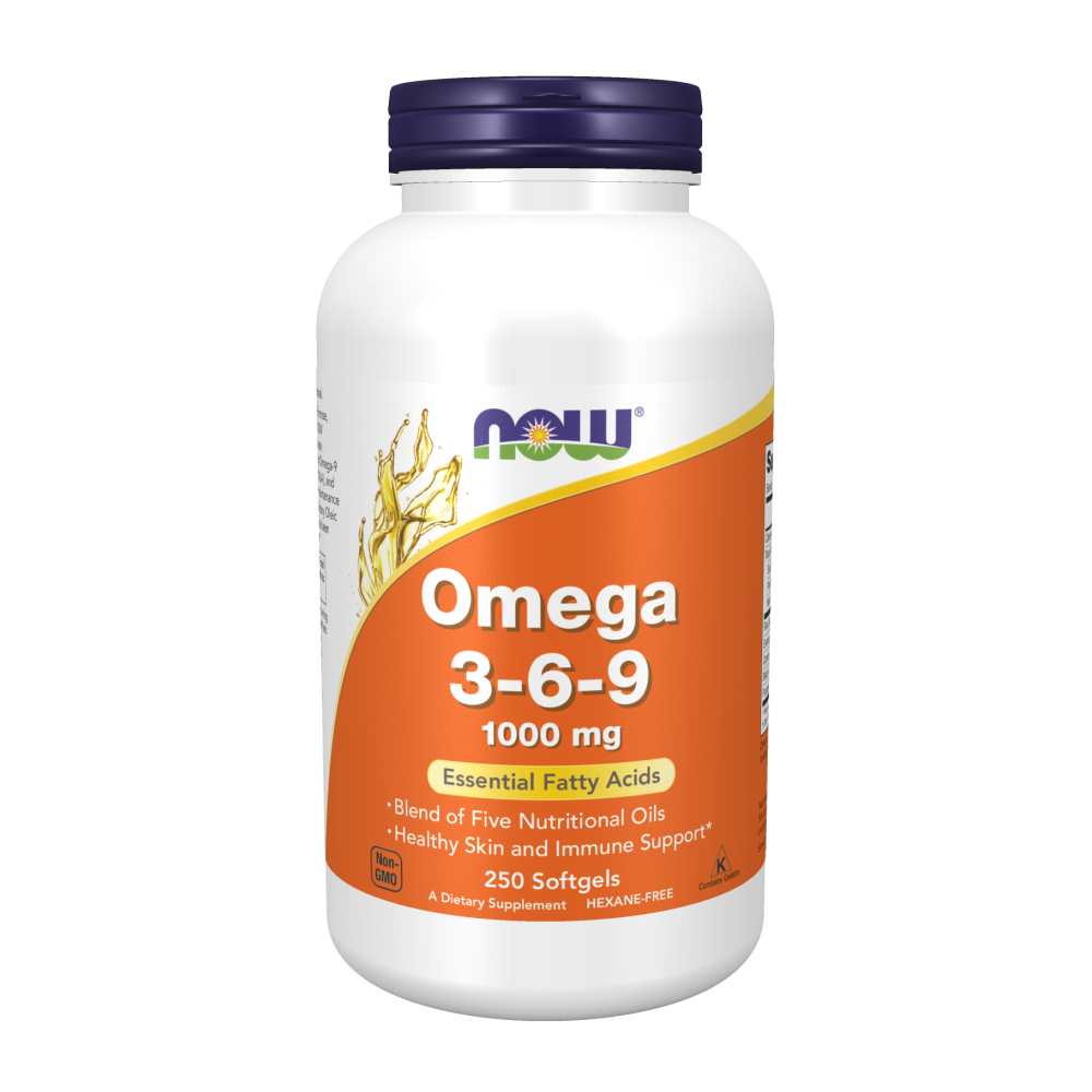 Now Foods Omega 3-6-9 – Nutritional Oil Blend for Healthy Skin & Immunity | Hexane-Free thumbnail 2