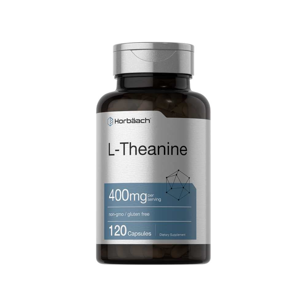 Horbäach L-Theanine 400mg per Serving | 400 Capsules thumbnail 3