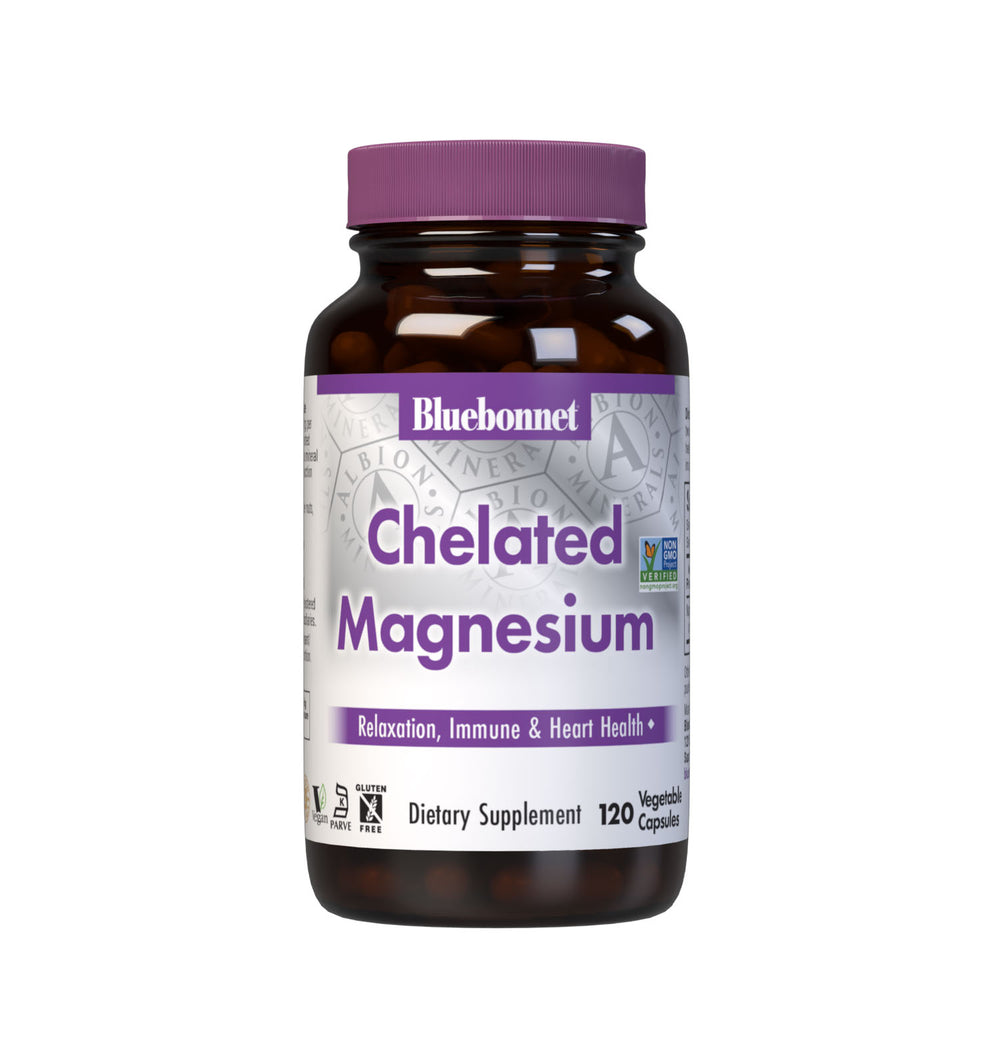 Bluebonnet Nutrition Albion Chelated Magnesium 60 Caps thumbnail 2