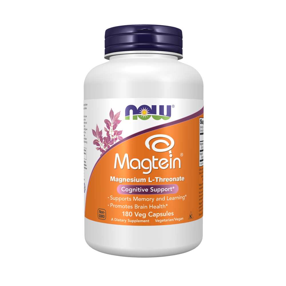 Now Foods Magtein – Magnesium L-Threonate for Brain Health – 90 Veg Capsules thumbnail 3