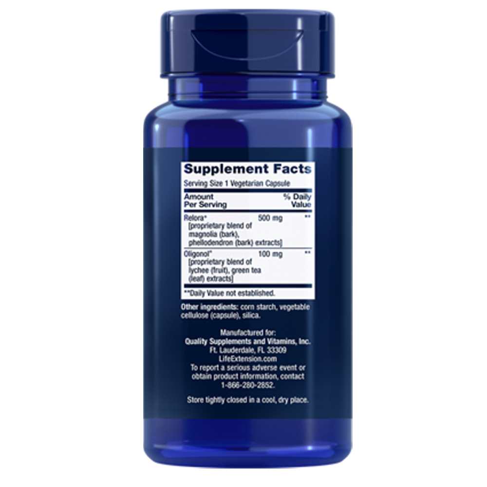 Life Extension Cortisol-Stress Balance – 30 Vegetarian Capsules thumbnail 2