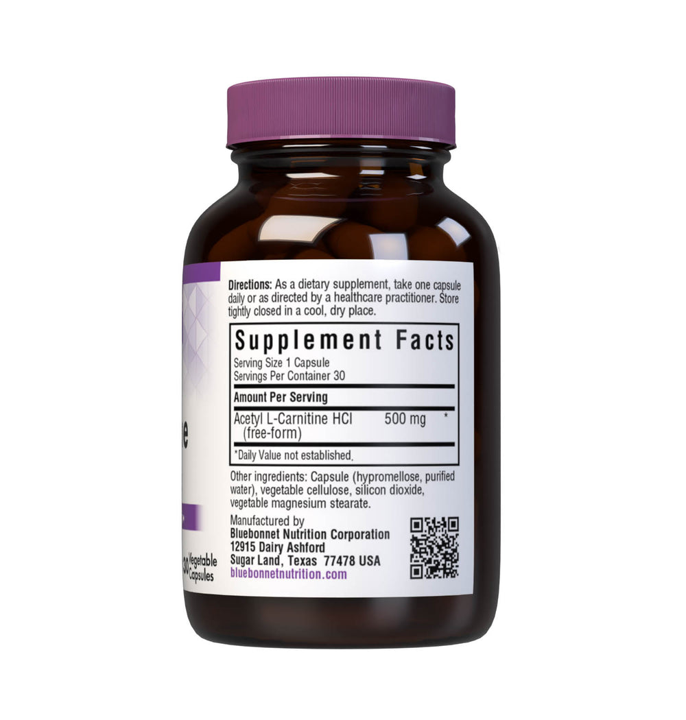 Bluebonnet Nutrition Acetyl L-Carnitine 500 Mg 30 Caps thumbnail 2