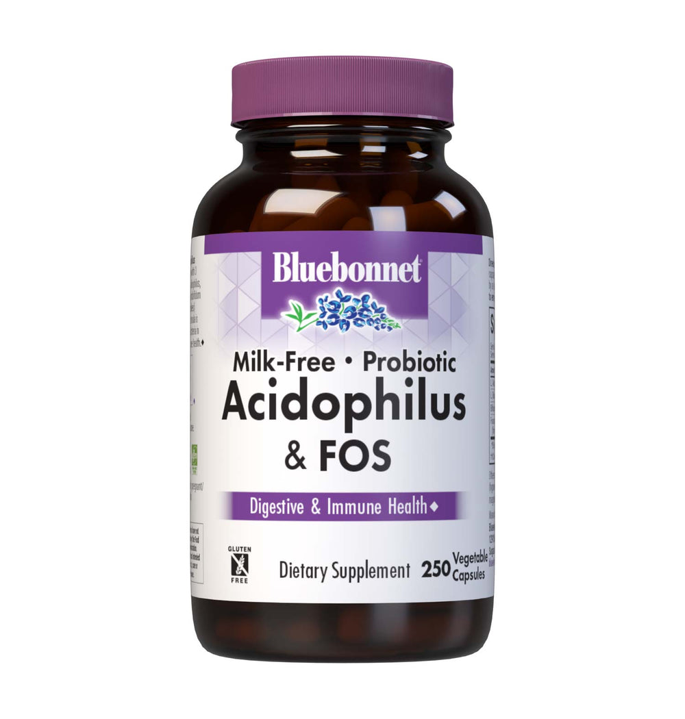 Bluebonnet Nutrition Milk-Free Probiotic Acidophilus & Fos 50 Caps thumbnail 3