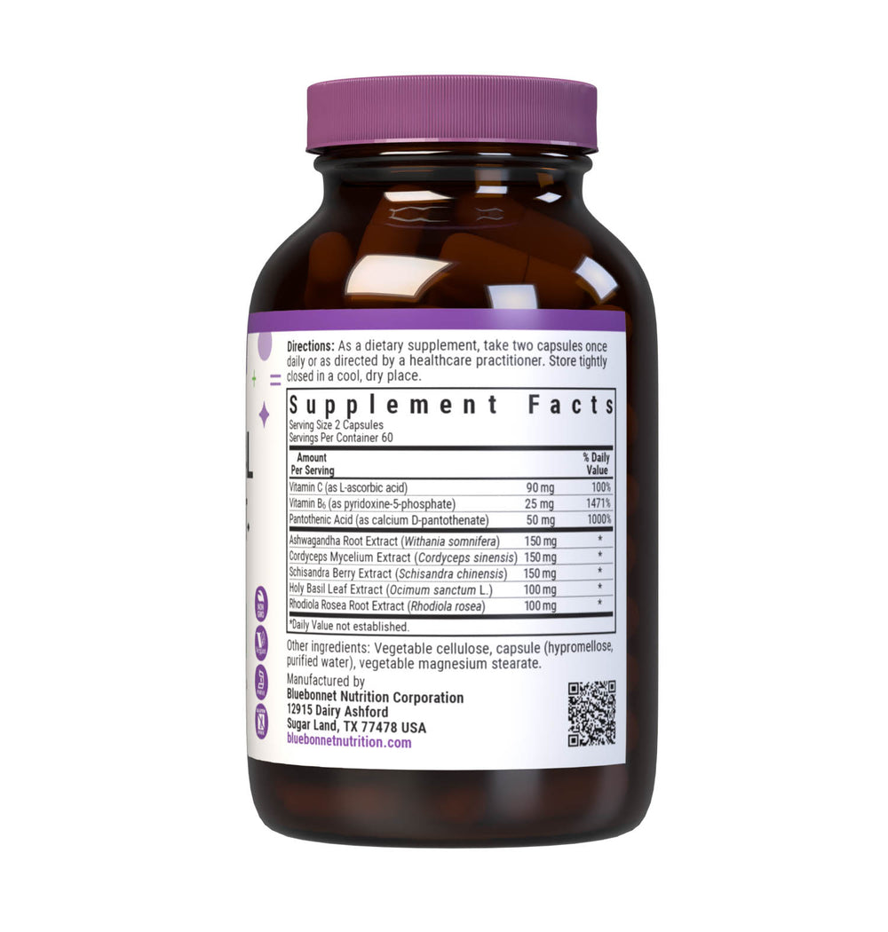 Bluebonnet Nutrition Adrenal Support 120 Caps thumbnail 2