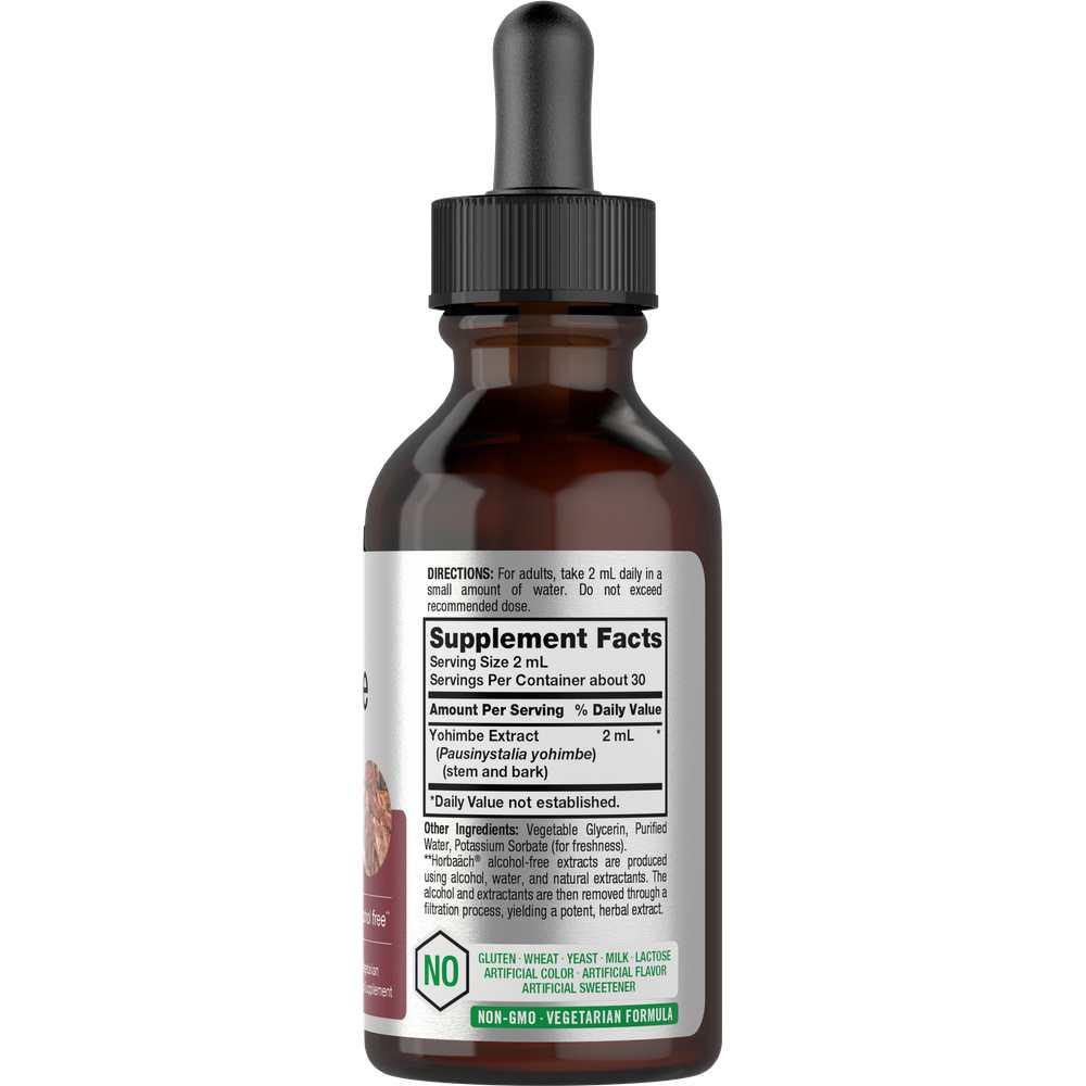 Horbäach Yohimbe Bark Extract | 2oz Liquid thumbnail 2