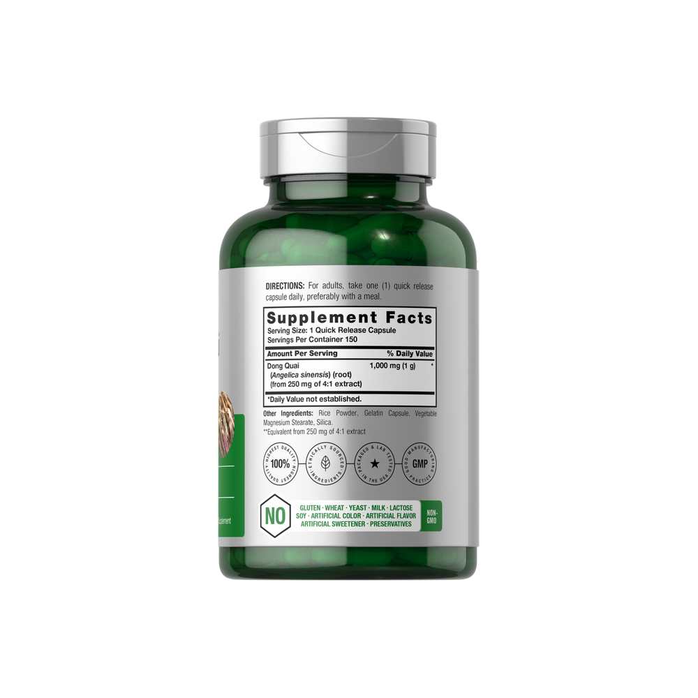 Horbäach Dong Quai 1000mg | 150 Capsules thumbnail 2