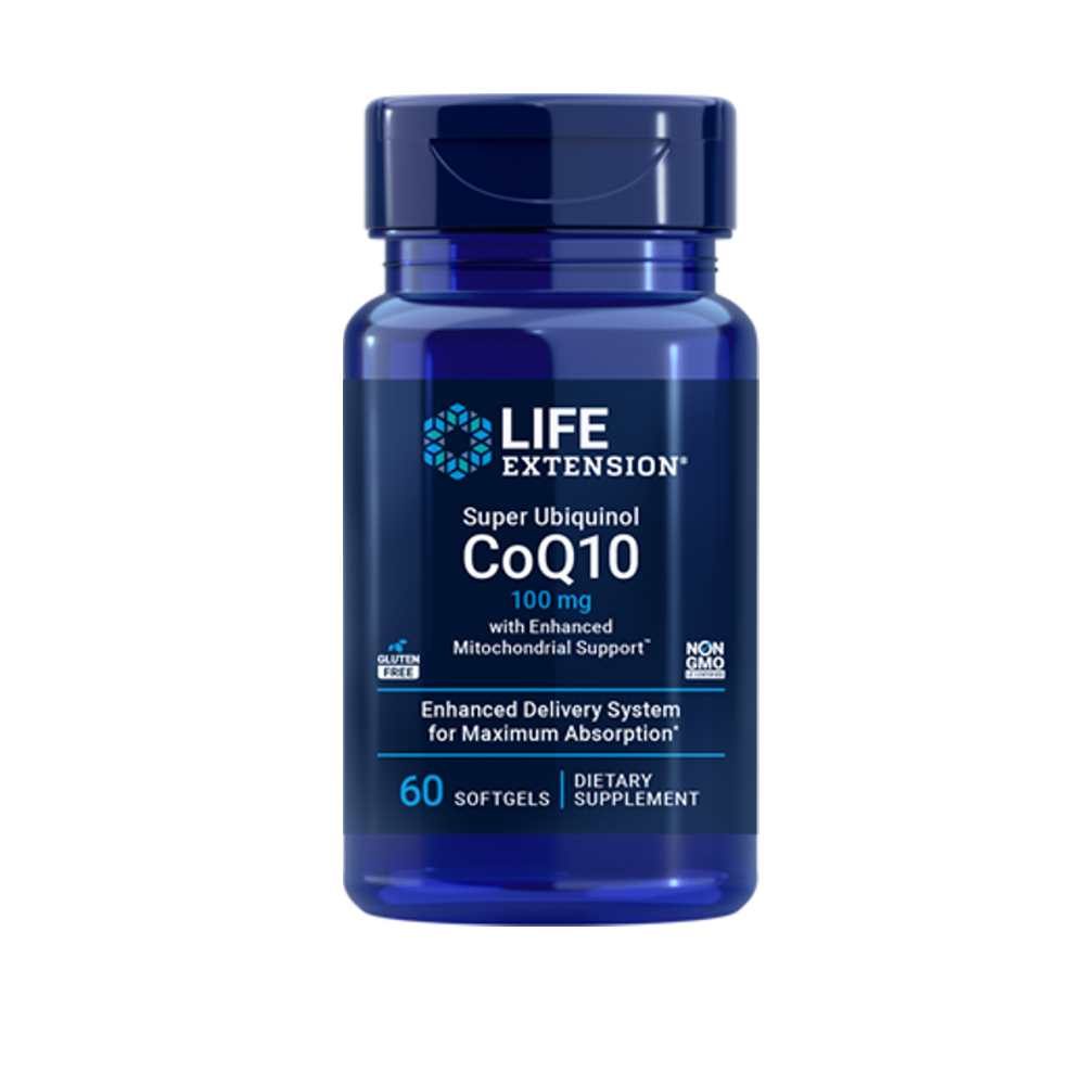 Life Extension Super Ubiquinol Co Q10 with Enhanced Mitochondrial Support™ 100 Mg, 30 Softgels thumbnail 2