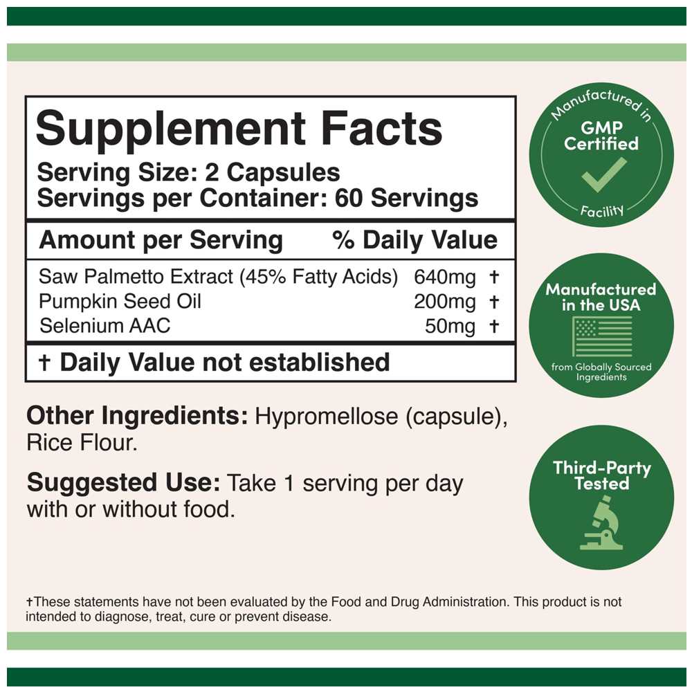 Double Wood Prostate Support – 120 Capsules – Men’s Health Formula thumbnail 2
