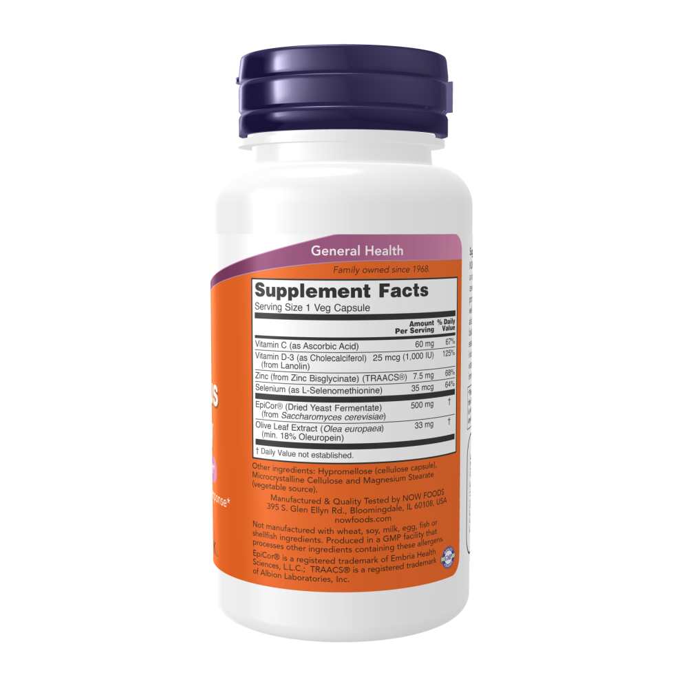 Now Foods Epi Cor Plus Immunity – Healthy Immune & Digestive Support – 60 Veg Capsules thumbnail 2