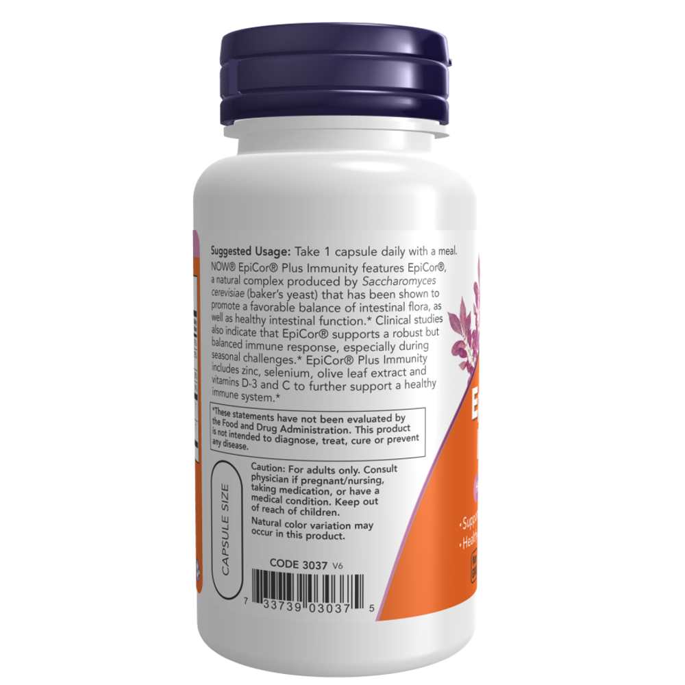 Now Foods Epi Cor Plus – 60 Capsules | Immune Balance & Digestive Support thumbnail 2