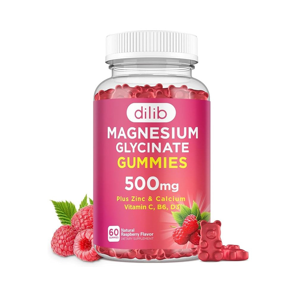 Magnesium Glycinate Gummies 500mg By Dilib Plus Zinc And Calcium thumbnail 4