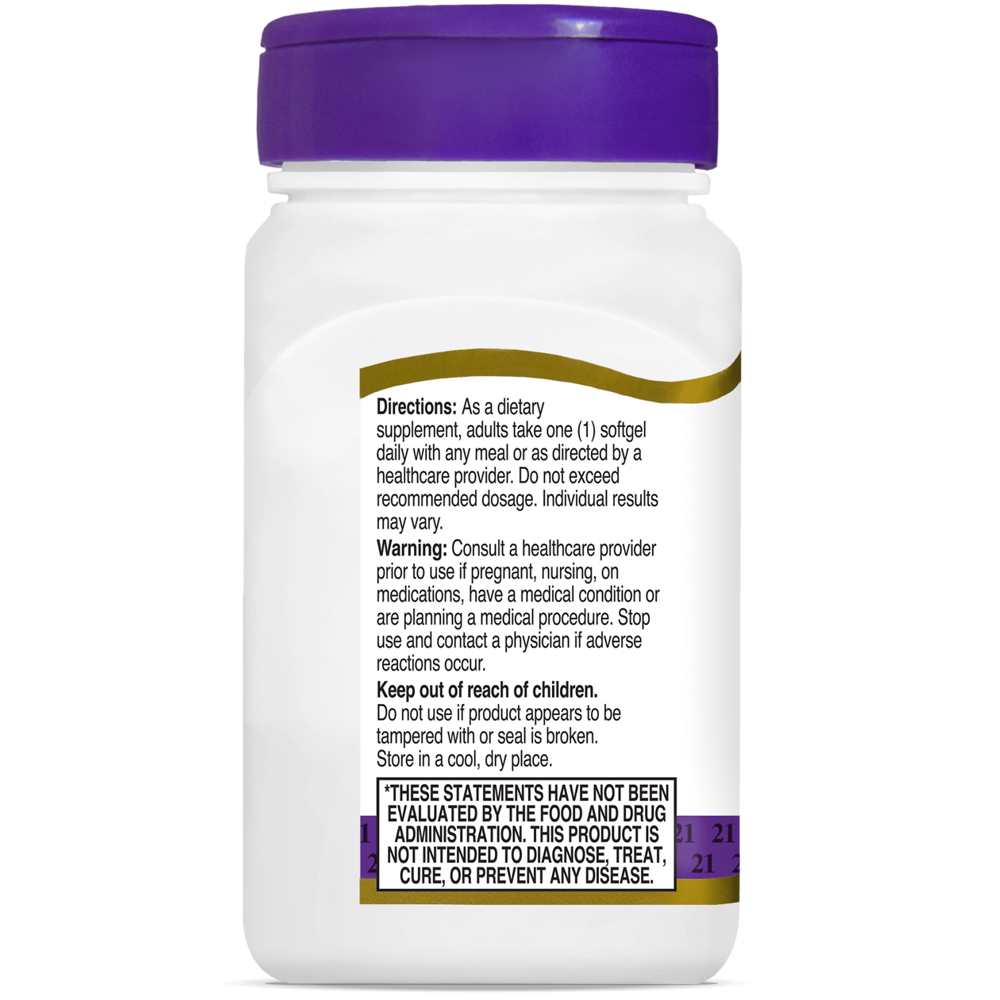 21st Century Co Q-10 100 Mg Liquid Filled 90 Rapid Release Softgels thumbnail 2