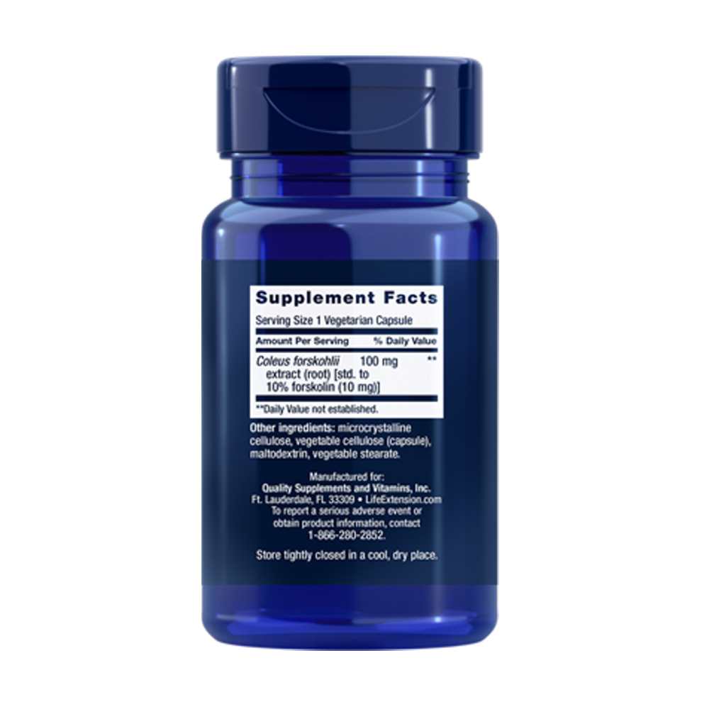 Life Extension Forskolin 10 Mg – 60 Vegetarian Capsules thumbnail 2