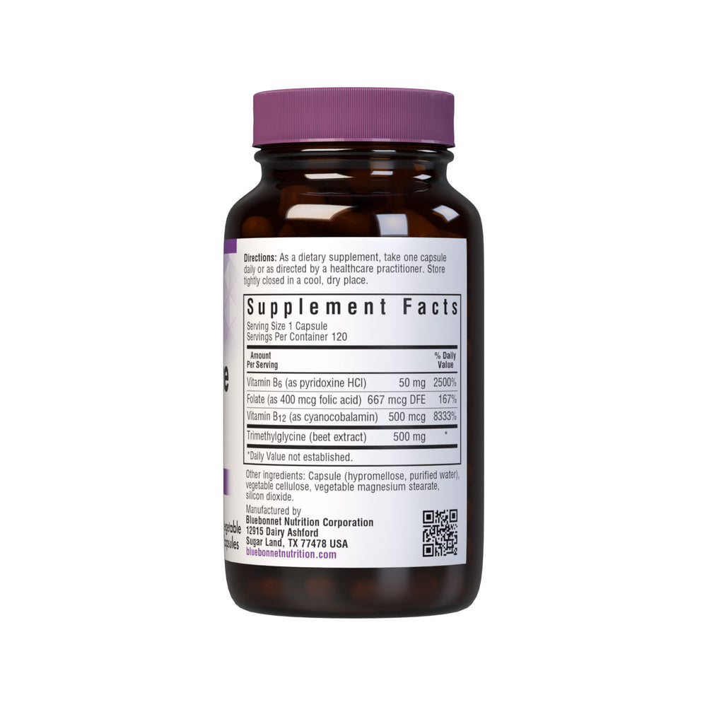 Bluebonnet Nutrition Homocysteine Formula 120 Caps thumbnail 2