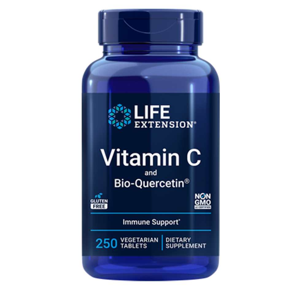 Life Extension Vitamin C and Bio-Quercetin 60 Vegetarian Tablets thumbnail 2
