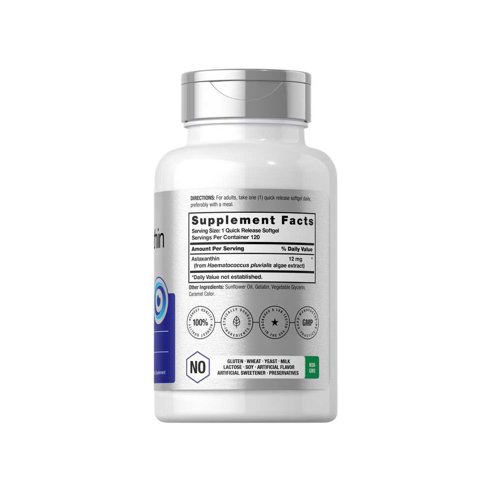 Horbäach Astaxanthin 12mg | 120 Softgels thumbnail 2