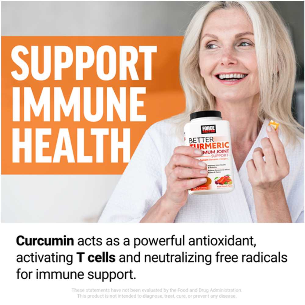 Force Factor Better Turmeric Maximum Joint Support – 60 Soft Chews thumbnail 2