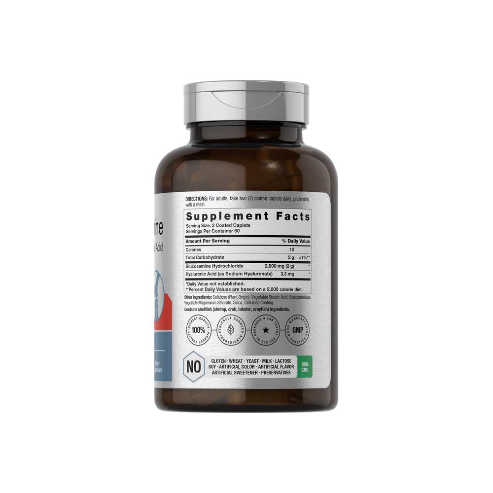 Horbäach Glucosamine Hcl 2000mg | 120 Caplets thumbnail 2