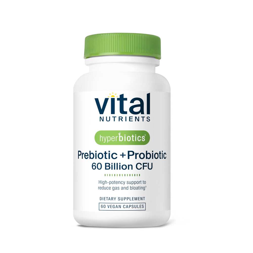 Vital Nutrients Hyperbiotics Prebiotic + Probiotic 60 Billion Cfu 30 Caps thumbnail 2