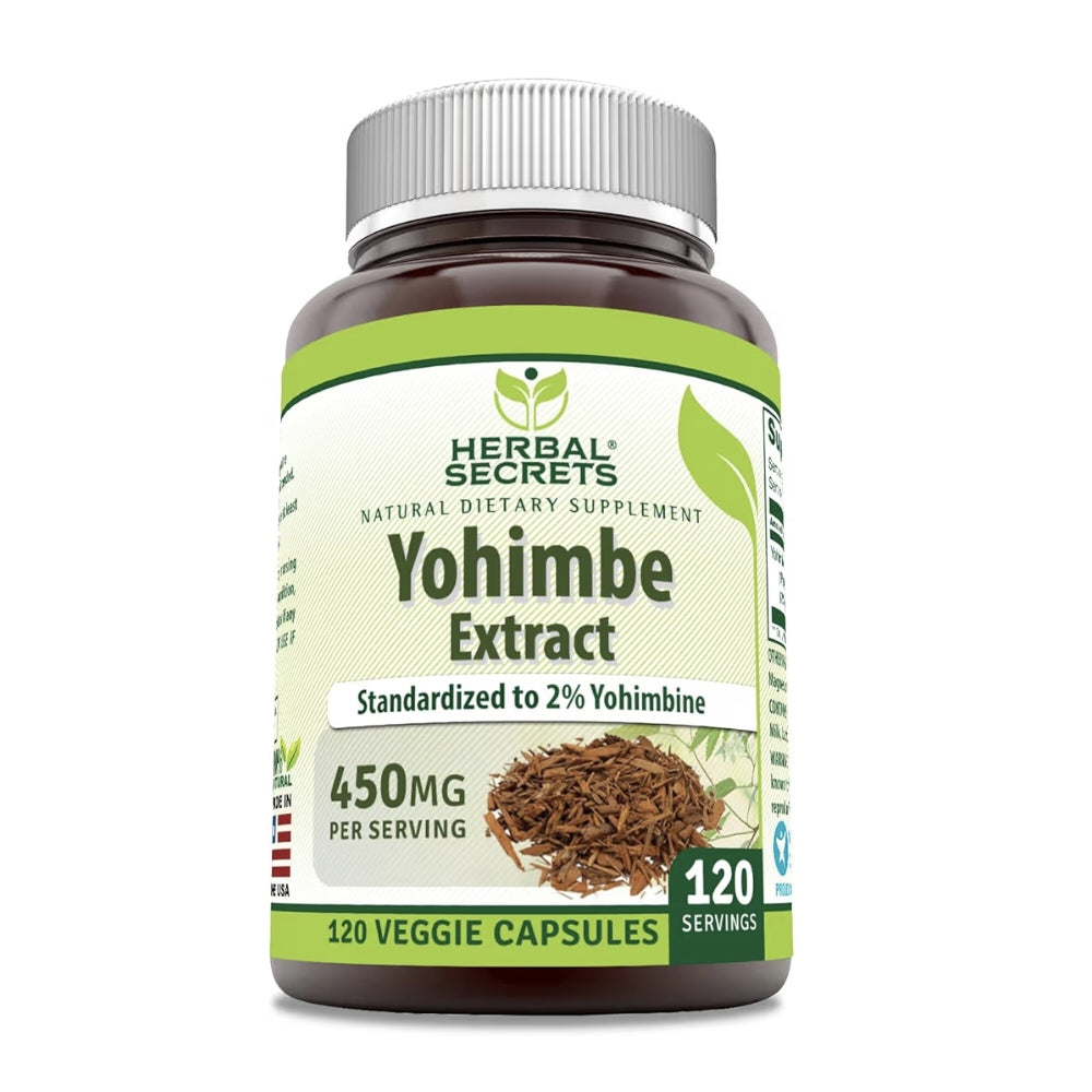 Herbal Secrets Yohimbe Bark Extract 450 Mg thumbnail 2