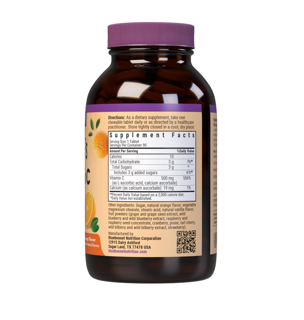Bluebonnet Nutrition Earthsweet Chewables Vitamin C-500 Mg 90 Tabs thumbnail 2