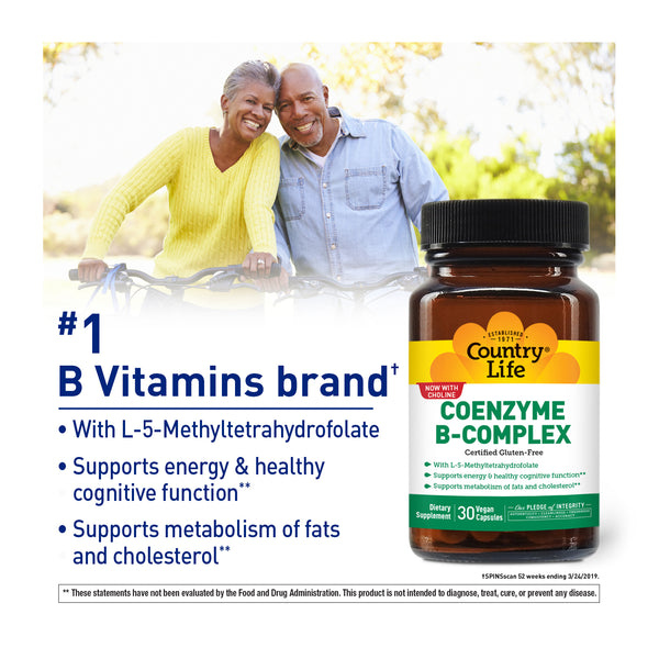 Country Life Vitamins Coenzyme B-Complex 60 Caps thumbnail 4