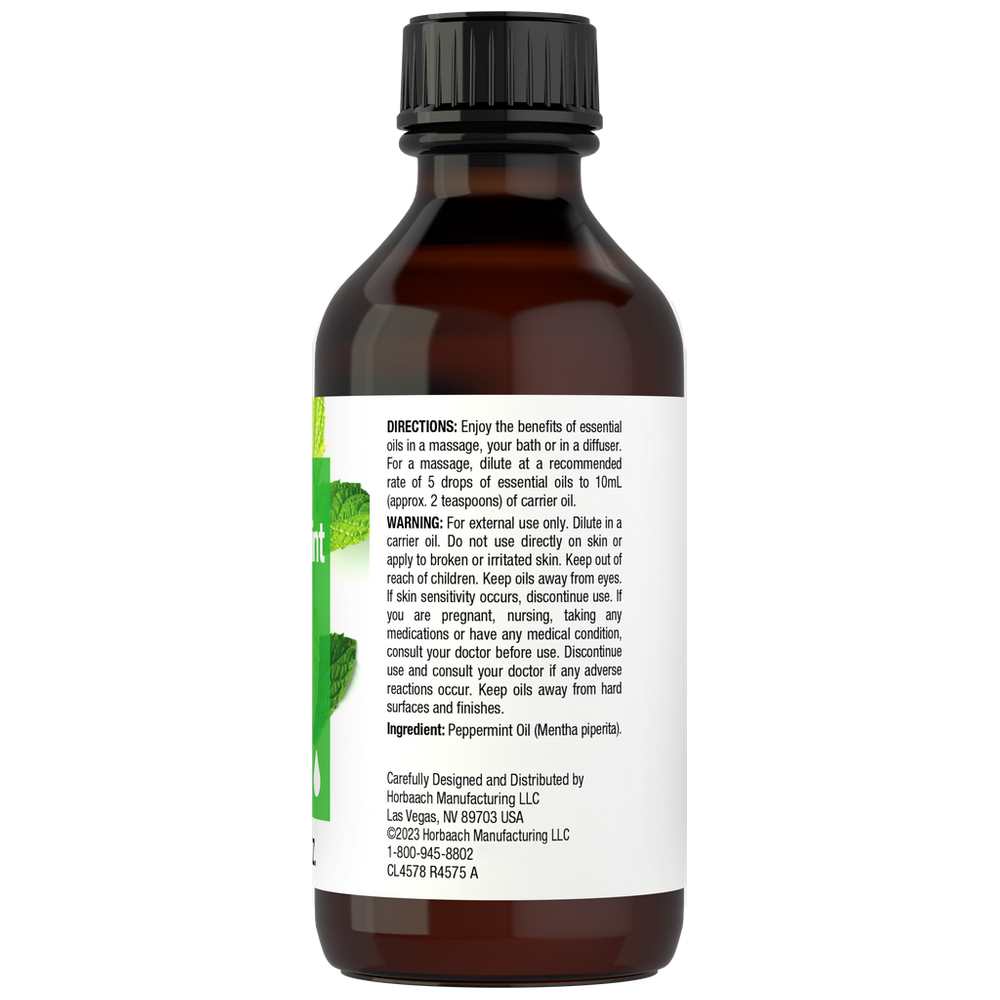 Horbäach Peppermint Essential Oil | 2oz Liquid thumbnail 2