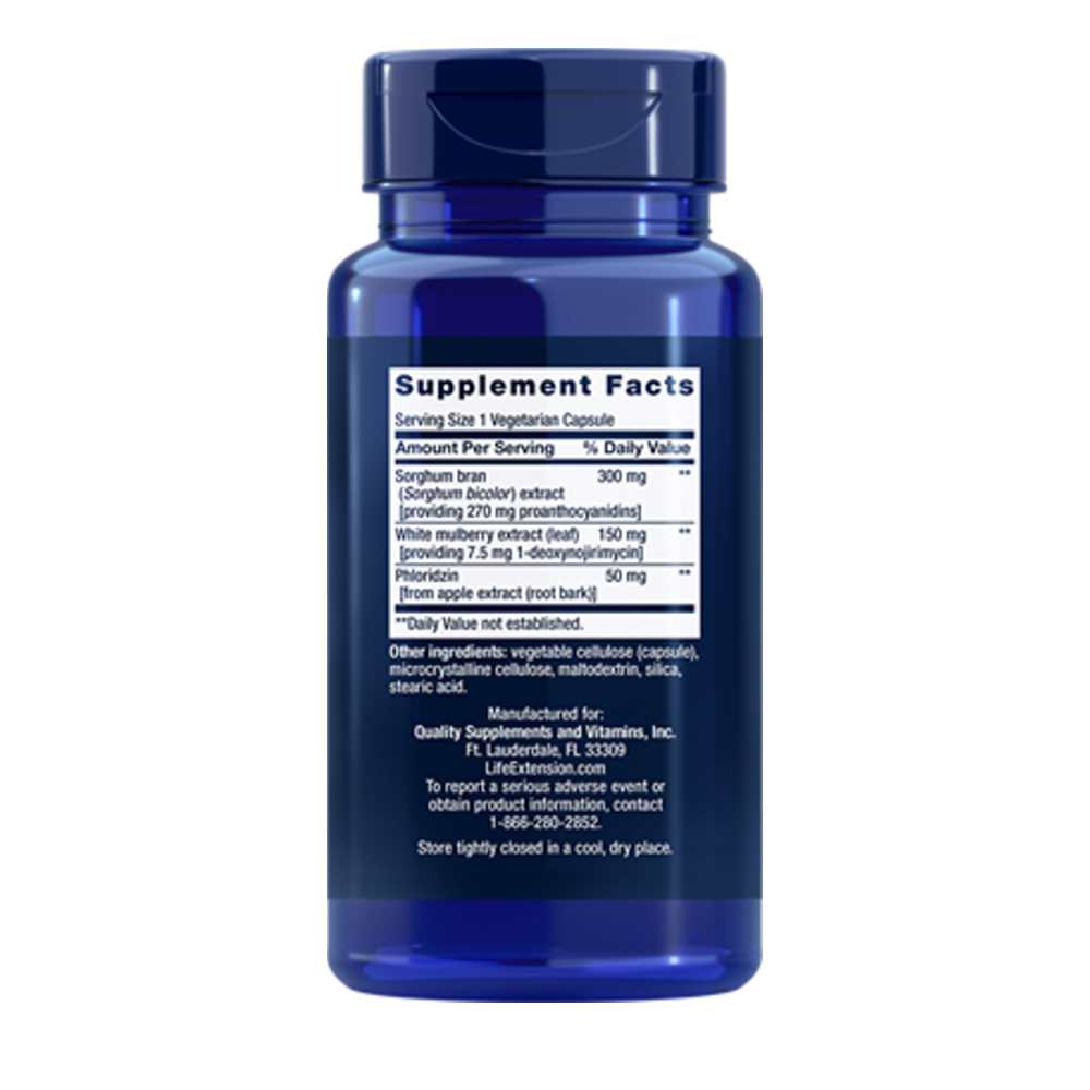 Life Extension Tri Sugar Shield® 60 Vegetarian Capsules thumbnail 2