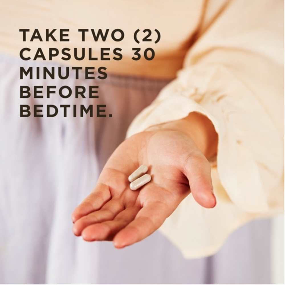 Solgar Sleep & Stress Support 60 Vegetable Capsules thumbnail 2
