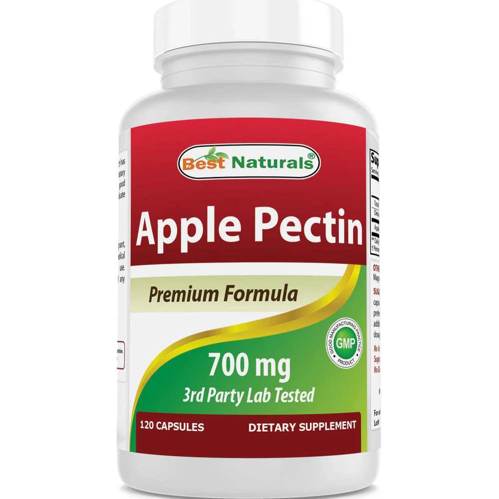 Best Naturals Apple Pectin 700 mg 120 Capsules