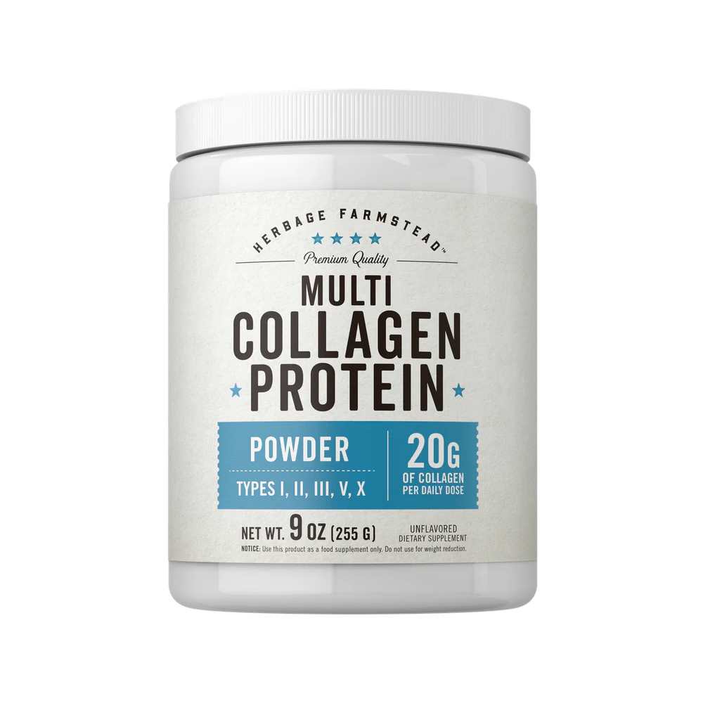 Herbage Farmstead Multi Collagen Protein | 9oz Powder