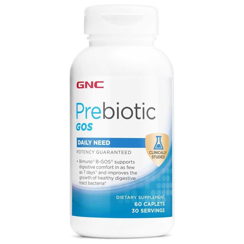 GNC Prebiotic GOS, Daily Need 60 Caplets
