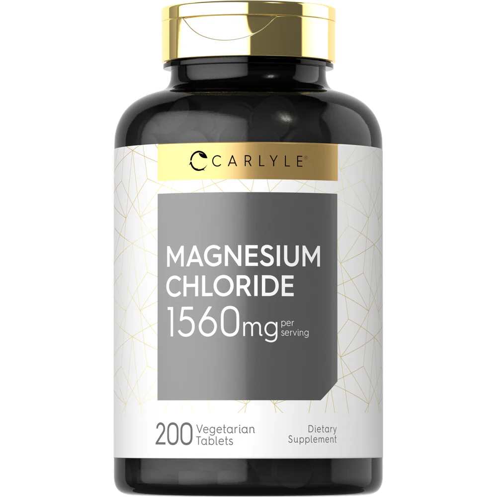 Carlyle Nutritionals Magnesium Chloride 1560mg per serving | 200 Tablets