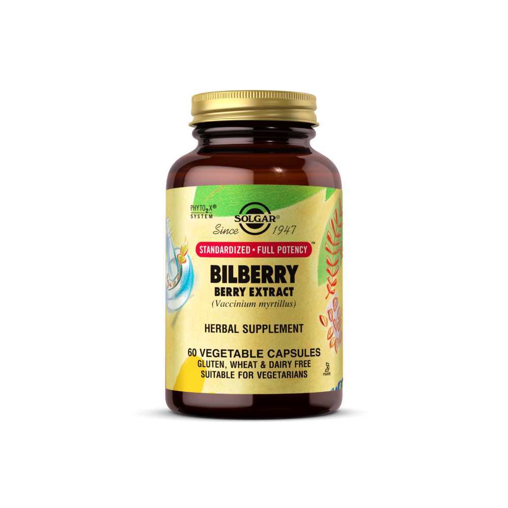 Solgar Sfp Bilberry Berry Extract 60 Vegetable Capsules