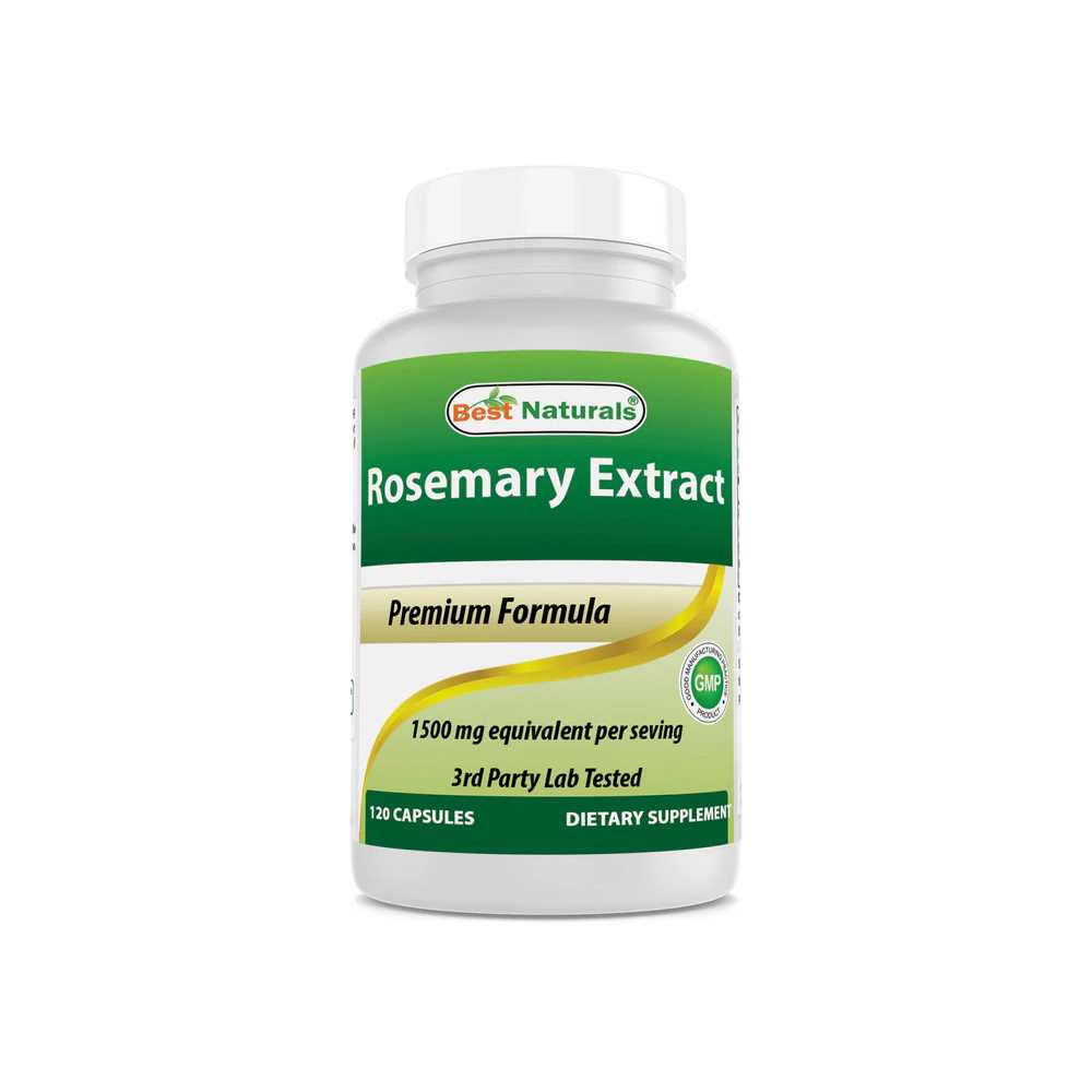 Best Naturals Rosemary Extract 1500 mg Equivalent Per Serving- 120 Capsules