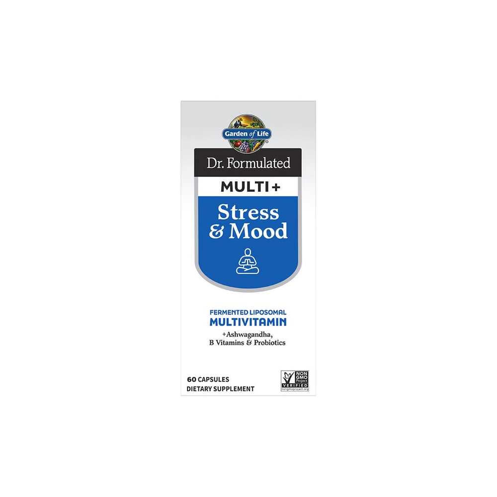 Garden of Life Dr. Formulated Multi Plus Stress and Mood 60 Capsules
