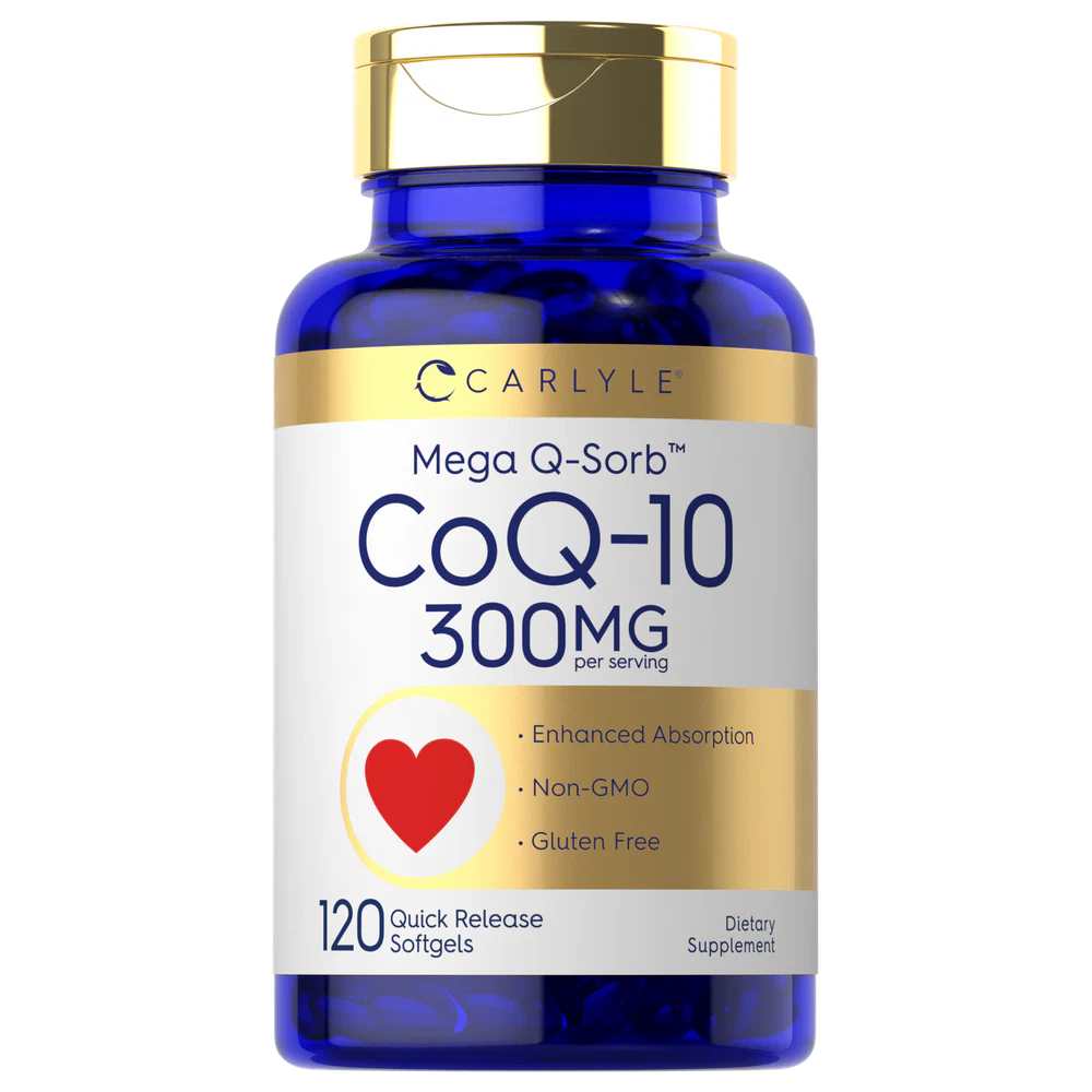 Carlyle Nutritionals CoQ10 300mg per serving | 120 Softgels