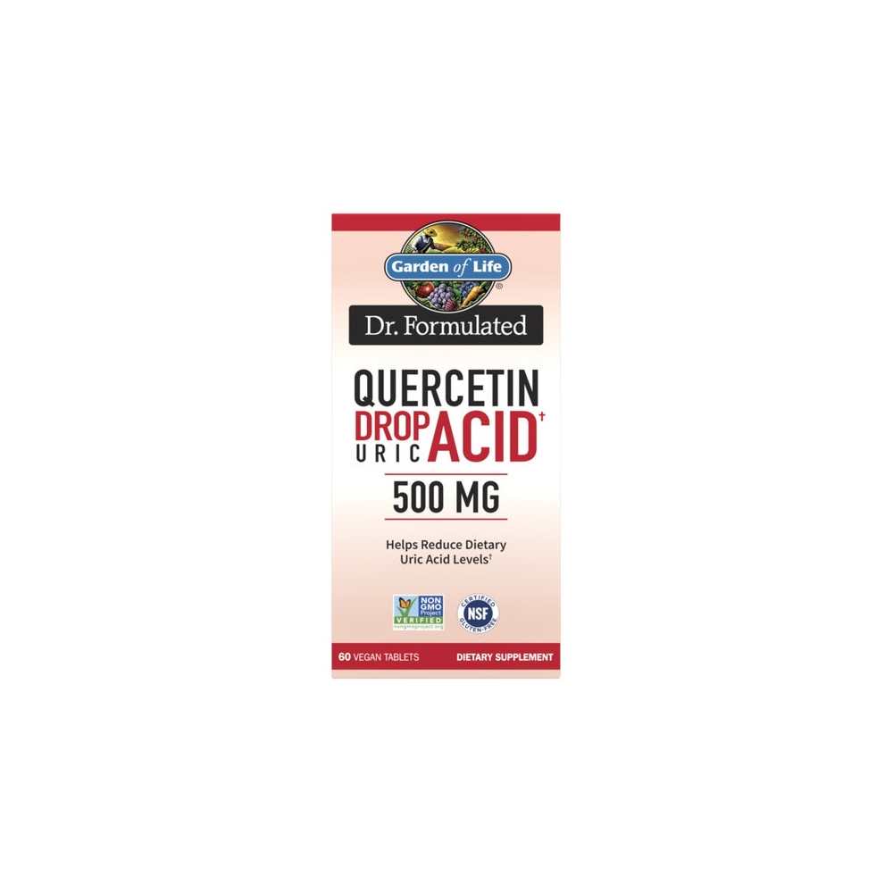 Garden of Life Dr. Formulated Quercetin Drop Uric Acid† - 60ct Tablets