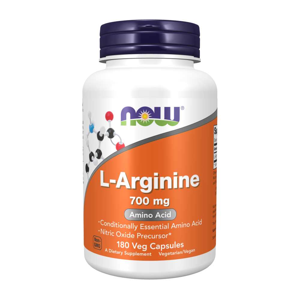 Now Foods L-Arginine 700mg – 180 Veg Capsules