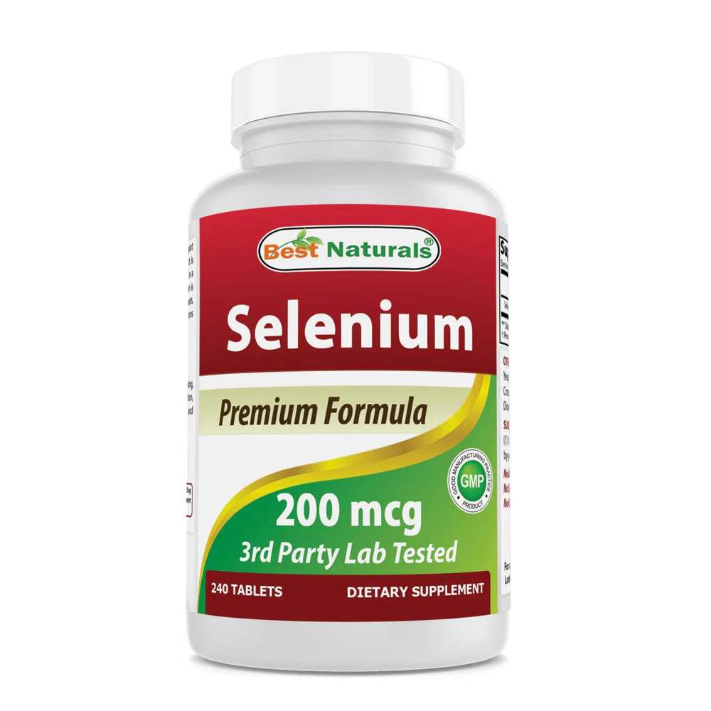 Best Naturals Selenium 200 mcg 240 Tablets