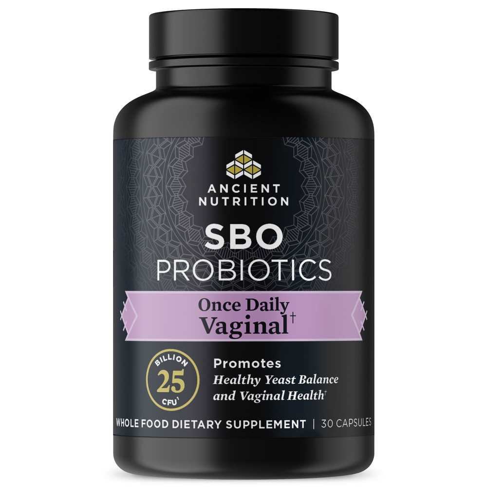 Ancient Nutrition SBO Probiotics Vaginal Once Daily 30 caps