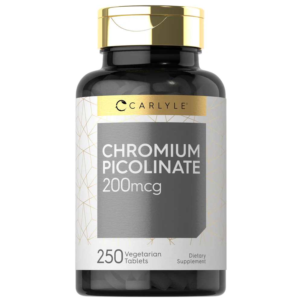 Carlyle Nutritionals Chromium Picolinate 200mcg | 250 Tablets