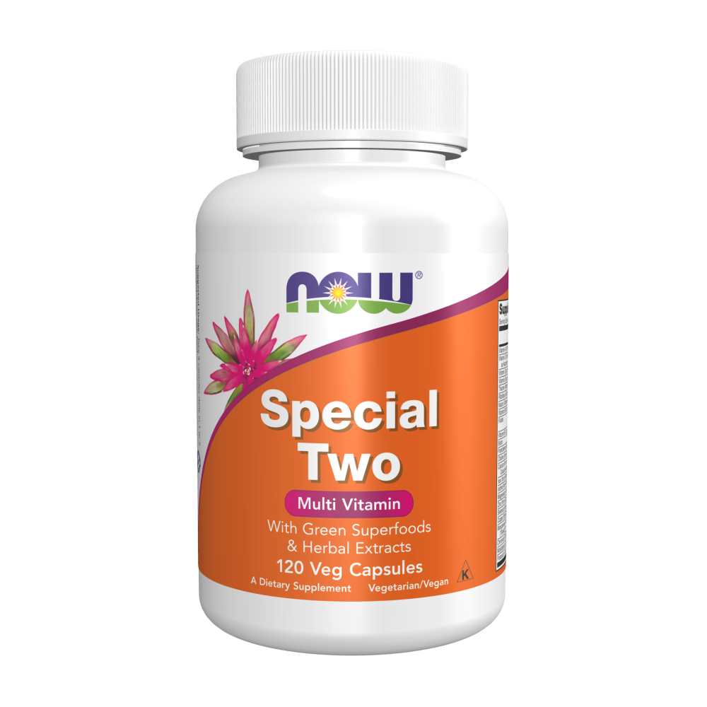 Now Foods Special Two Multivitamin – with Green Superfoods & Herbal Extracts – 120 Veg Capsules