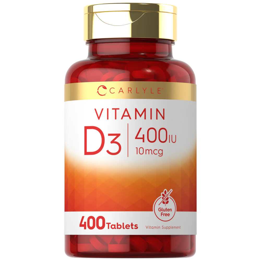Carlyle Nutritionals Vitamin D-3 400IU | 400 Tablets