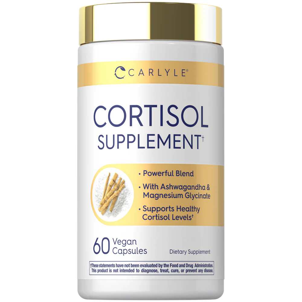 Carlyle Nutritionals Cortisol Supplement | 60 Vegan Capsules