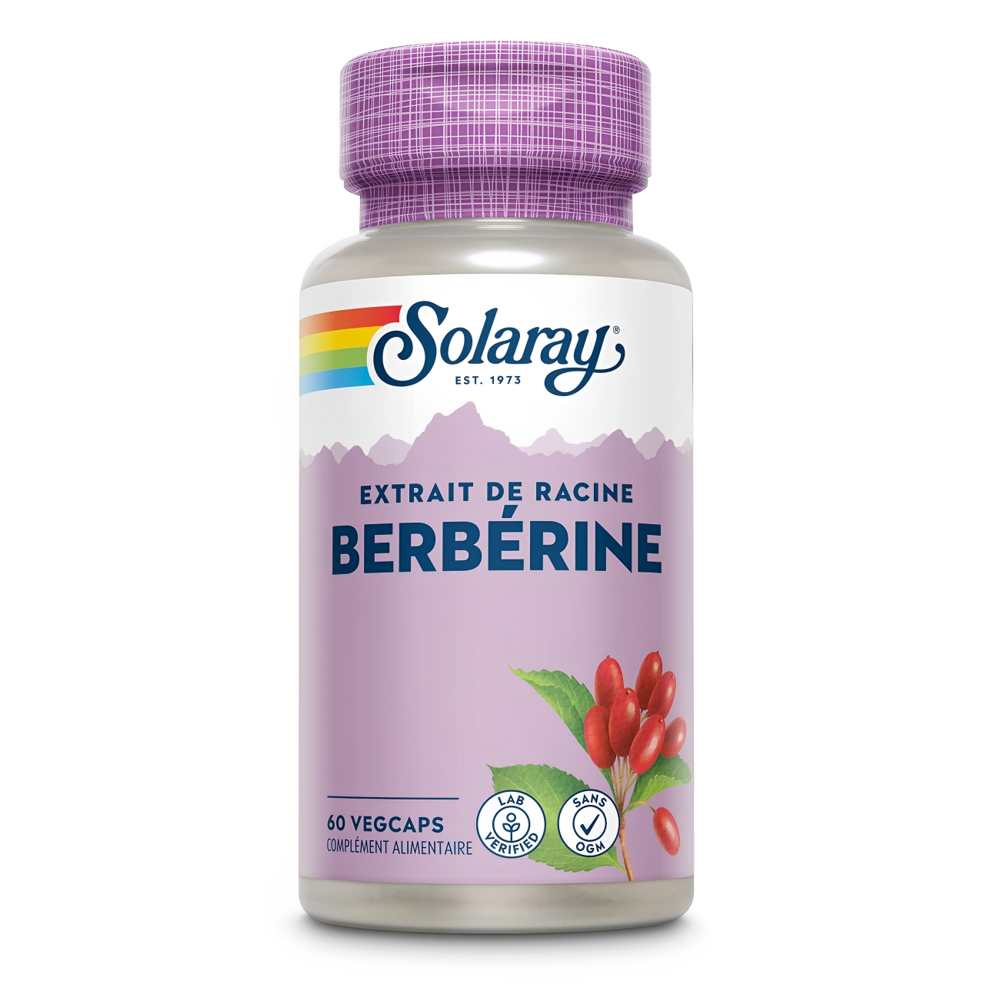 Solaray Berberine Root Extract – 60 Veg Caps