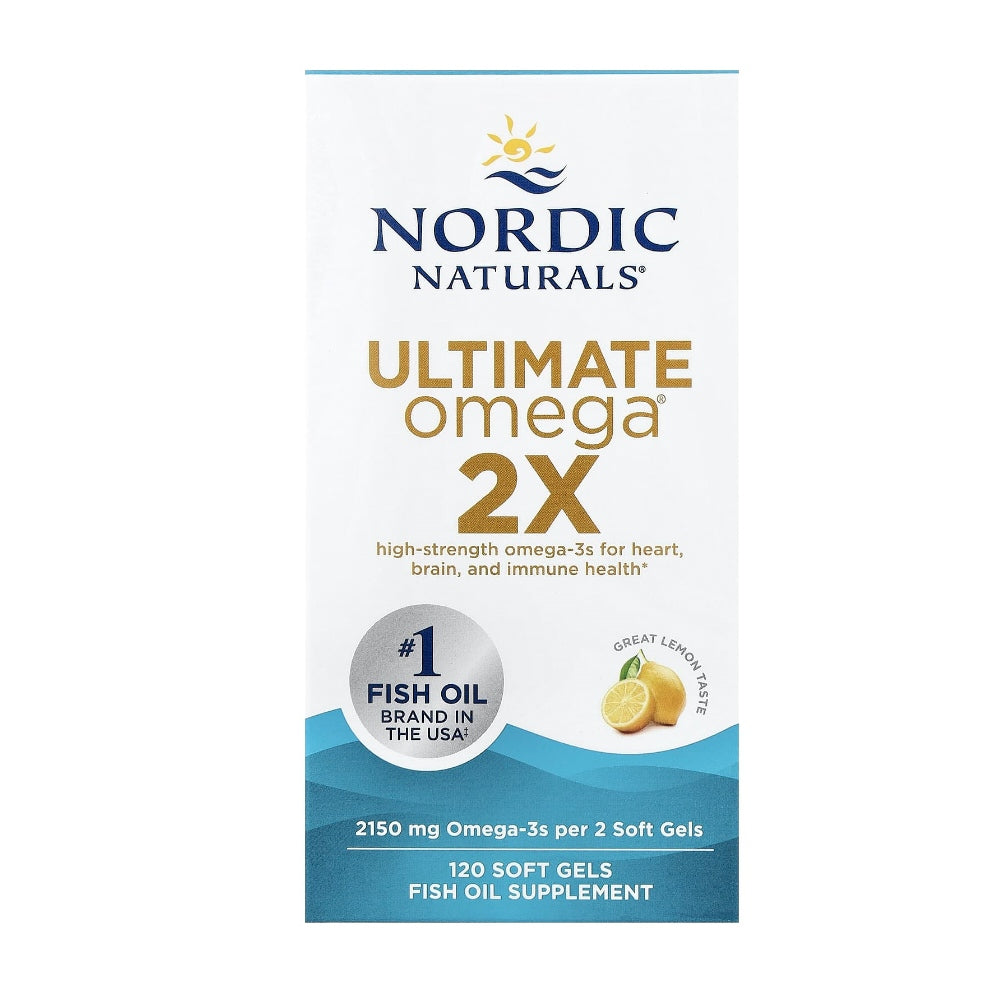 Nordic Naturals Ultimate Omega 2 X, Lemon Flavor