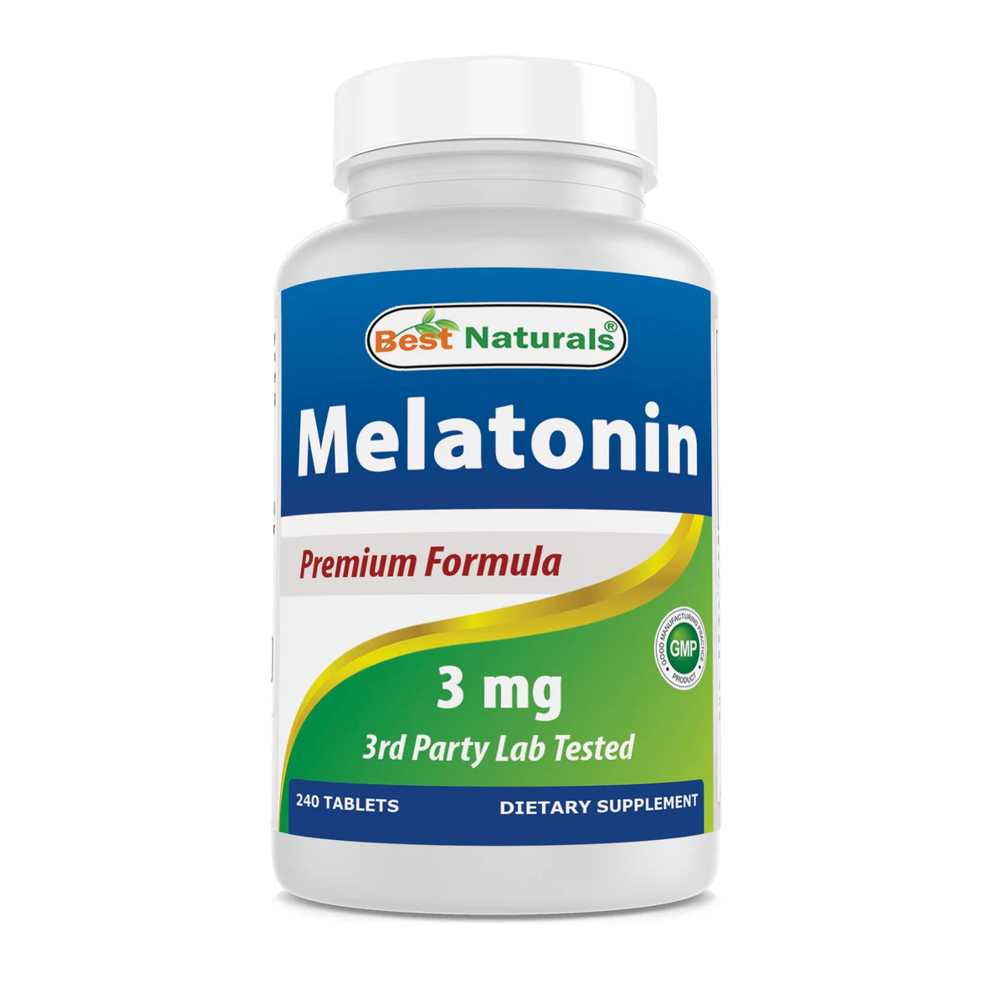 Best Naturals Melatonin 3 mg 240 Tablets